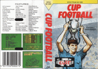 Cup Football ZX Spectrum US box art